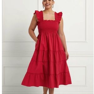 Hill House Nap Dress Size Medium, Red